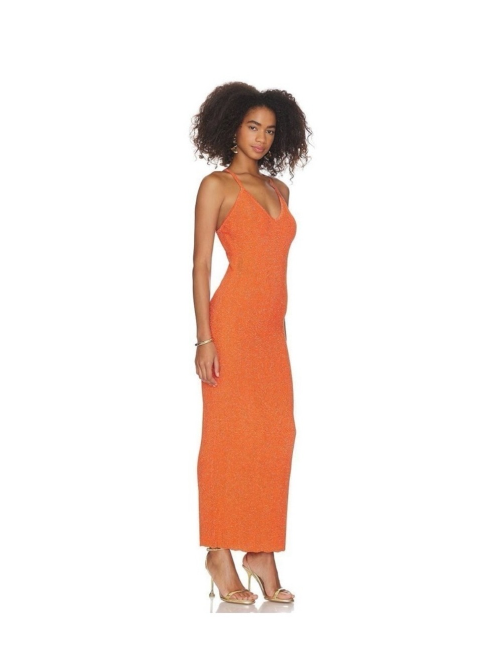 Ronny Kobo Collection Daylann Crisscross Back Straps Knit Dress - Picture 2 of 6